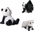 Kawaii Phone Stand for Desk, Adjustable Smartphone and Tablet Holder, Cute Panda Design, Aesthetic Room Decor (White)