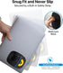 Afterplug 1 2, Stick-On Mouse Holder for Laptop, Adhesive Storage Pouch Compatible with Logitech Anywhere, Pebble