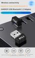 USB Bluetooth 5.3 Adapter for PC, Supports Windows 11/10/8.1/7,5.3+EDR Bluetooth Wireless Transmitter Receiver for Desktop, Laptop, Mouse, Keyboard, Printers, Headsets (Black)