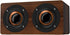 Yoidesu Bluetooth Speakers, Home Party Wireless Speaker with FM Radio, Portable Bluetooth Speaker (Brown)