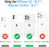 SkyEagle 12 6.1/12 Holder,2 1 Compatible with MagSafe iPhone Pro Case Wallet with AirTag in PU Leather Magnetic