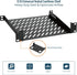 Tecmojo 2 Pack 0.5U 10" 7.87" Rack Mount Shelf for Server Rack, Deep Vented Cantilever Tray, Metal Shelf for Network