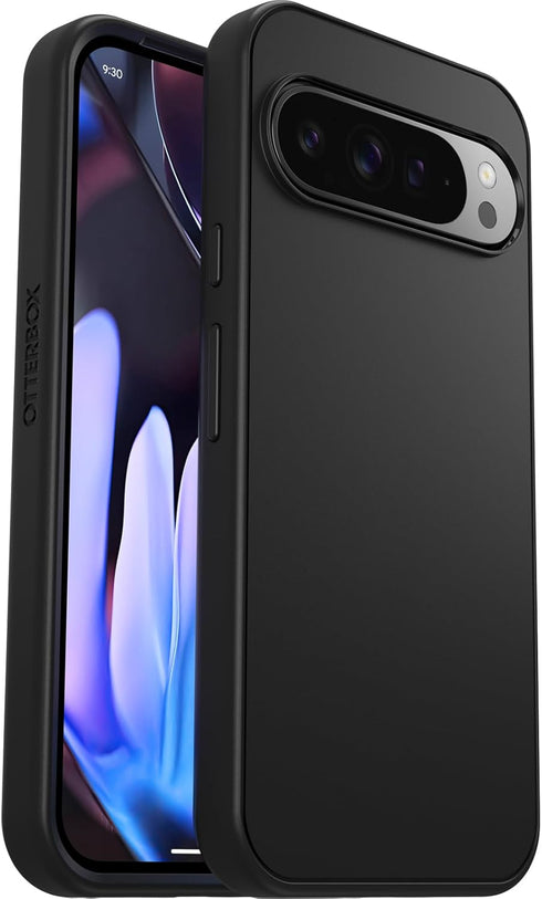 OtterBox 9 Symmetry Google Pixel Pro XL Series Case - Black, Ultra-Sleek, Wireless Charging Compatible, Raised Edges