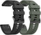 NotoCity Compatible Watch Band for Forerunner 935 - Sport Silicone Strap for Fenix 5/6, Black/Army Green