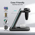 Samsung Wireless Charger, 3 in 1 Fast Charging Station for Galaxy S23/S22/S21/S20/S10/Note 20/10