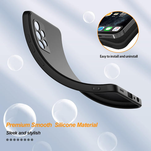 Liquid Silicone Gel Rubber Phone Case for iPhone Xs Max, Non-Yellowing Non-Slip Full Body Ultra Slim Protective Cover,