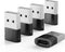 USB to USB C Adapter 5 Pack, Type C Female to Male Charger Converter for iPhone 15, iPad, Samsung Galaxy S23