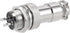uxcell Aviation Connector Plug, 12mm 2 Terminals 7A 125V Waterproof Metal Fittings