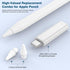 Jelanry for Apple Pencil Adapter + 2 Pack Replacement Tips for iPencil, USB-C to Pencil (1st Generation) Adapter USB C to Female for Lightning Bluetooth Pair Adapter for Apple Pencil 1st Gen iPad 10th