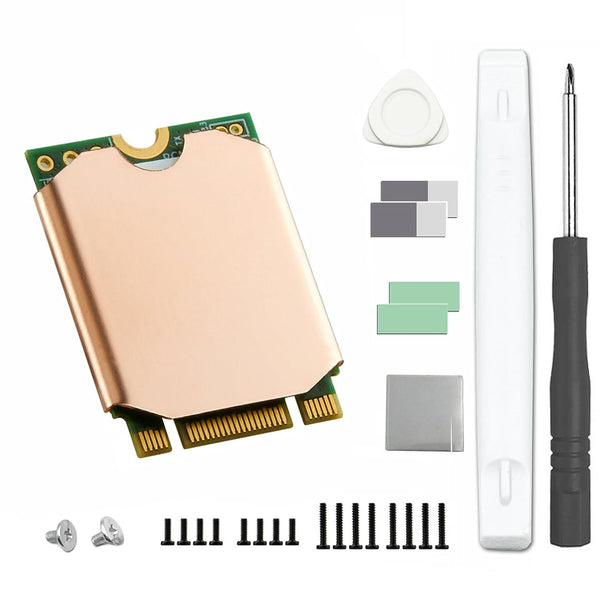 Heatsink Thermal Pad for Steam Deck, M.2 2230 NVME SSD Copper Cooling Kit with Tools and Replacement Screws