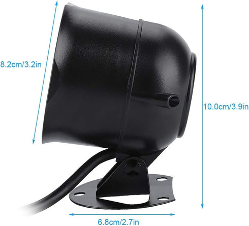 Mugast Wired Electronic Sound Speaker Alarm Siren Horn with MP3 Loading Support, IP65 Micro, SD Card FAT32