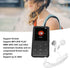 Vikye MP3 BT5.0 16GB 2.4 Inch MP3 Player, Music Player with Screen, Noise Reduction Player with Touch Support Expansion