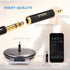 Pure Copper 3.5mm Male to 1/4" Female Headphones Adapter - Black, 1/8" to 1/4" Jack for Superior Sound Quality.