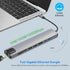 Generic 8 1 4K@60Hz, RJ45 Ethernet,100W 2 USB C Hub Docking Station, in Type C Hub USB C Dongle with HDMI Power