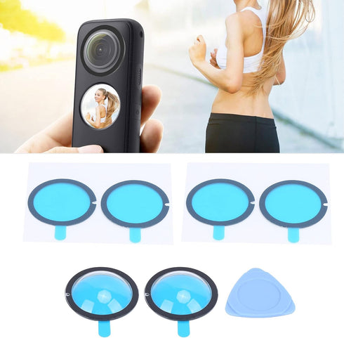 Lens Guards Cover, Protective Guard Accessories for Insta360 ONE X2 Panoramic Camera