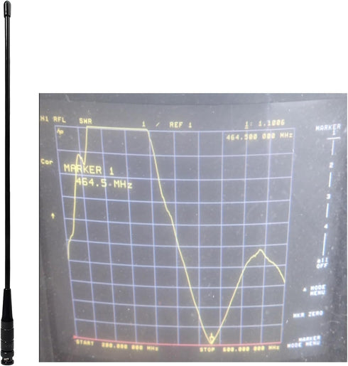 HYS 462-467Mhz 460-470Mhz 2-Way UHF BNC GMRS Handheld Scanner Antenna, HT Antenna for ICOM Yaesu Uniden Handheld GMRS