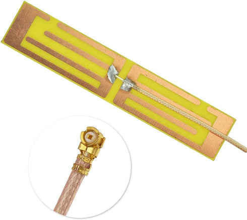wlaniot 2.4G Wireless Mini PCI PCI-E WiFi Bluetooth Internal Antenna Built-in Antenna (5dbi,700-2600Mhz,U.FL/IPX Connector,RG178 Cable 4inches) 2pcs