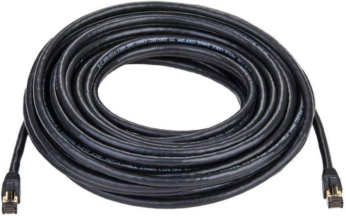 Cables Direct Online Cat8 Black 2FT SFTP Ethernet Patch Cable - 40Gbps 2000Mhz Connection, Shielded Copper RJ45