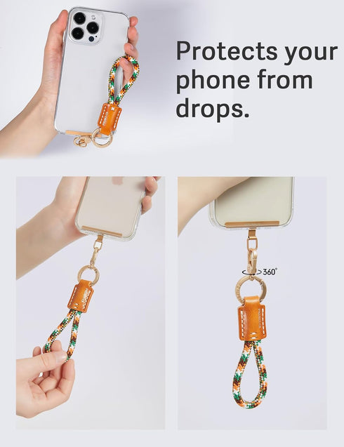project-cb Phone Finger Ring Strap - Phone Tether Tab, Lanyard, Key Chain, Charms for Phone Case Accessories
