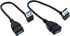 Male to Female Extension Cable, 2Pack USB 3.0 Male to Female Adapter, 7.9 inches (20cm)