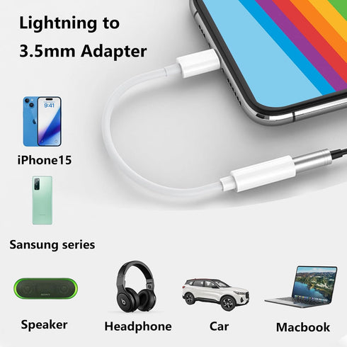 2 Pack USB Type C to 3.5mm Female Headphone Jack Adapter, USB C to Aux Audio Dongle Cable Cord Compatible with iPhone 15 Pro Max/15 Pro/15, Max,iPad Pro,MacBook, Galaxy S24 S23 S22