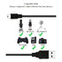 OneTouch Verio IQ Blood Glucose Meter Replacement USB Charger Cable - Black (Not for Verio Flex Models)