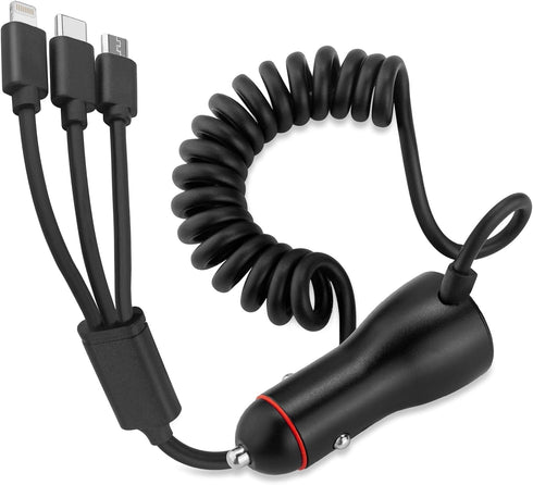 Fast Car Charger, Upgrade Dual USB Rapid Adapter Compatible with iPhone 15/14/13 Pro Max/13/12/11/Xs/XS