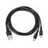 MECCANIXITY Multi USB A to 2 Micro USB 2 in 1 Splitter