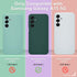 Samsung Galaxy A15 5G Case, Deep Green Soft Anti-Scratch Silicone Phone Cover with 1 Screen Protector, Full Body