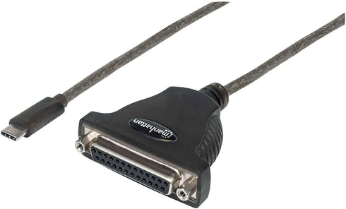 MANHATTAN Full-Speed USB-C to Parallel Printer Conversion (152518)