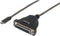 MANHATTAN Full-Speed USB-C to Parallel Printer Conversion (152518)