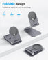 OMOTON Stand for MagSafe Charger, Foldable Phone Holder for MagSafe Accessories, Compatible with iPhone 12-16