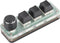 Yunseity Mini 3 Key Keypad with Knob, Mechanical Gaming Keyboard Programming Macro Keyboard for DIY Programmers