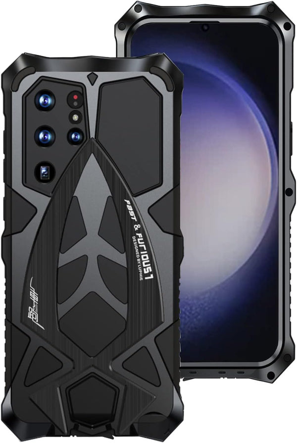 Phone Case for Galaxy S23 Ultra 5G, Heavy Duty Military Protective Tough Case for Samsung