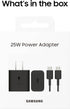 SAMSUNG 25W Wall Charger Power Adapter with Cable, Super Fast Charging for Galaxy and USB Type C Devices