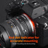 K&F Concept Lens Mount Adapter for Contax/Yashica (C/Y) Lens to Sony Alpha NEX E-Mount Camera