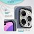 Speck 16 iPhone Pro Max Case - CandyShell Grip Case for Women and Men - Blue/Faded Denim