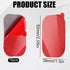 lasuroa 10pcs Dash Cam Adhesive Pad, Heat-Resistant Square Windshield Sticky Pads with Electrostatic Film Double-Sided