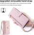 Asuwish Phone Case for Google Pixel 3 XL, Rose Gold Zipper Leather Wallet Cover with Screen Protector, Flip Stand,