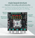 S220H 2.1 Channel Bluetooth 5.0 Subwoofer Power Amplifier Board, 12V-36V Audio Power Amplifier Module