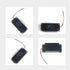 Heyiarbeit 4Ohm 3W Internal Magnet Speaker - 2Pcs Mini Loudspeaker with Wire and 4 Pin Terminal for DIY