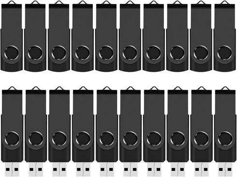 FEWINA Flash Drive Bulk 2GB USB 20 Pack USB2.0 USB Drives Pack Thumb