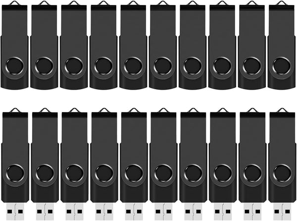 FEWINA Flash Drive Bulk 2GB USB 20 Pack USB2.0 USB Drives Pack Thumb
