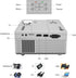 WTONISY Mini Projector, 720P Native Home Video Projector, 1080P Supported Film Projector with HDMI VGA AV USB Port