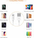 OPSO 3.3ft MFi Certified Lightning Cable - USB A to Lightning, Compatible with iPhone 14/13/12/11/XS/XR/8/7/6, White