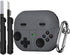 Soft Silicone Case for Samsung Galaxy Buds 3 & Galaxy Buds 3 Pro with 3D Decompression Button, Cleaning Kit - Dark Gray