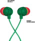 House of Marley Little Bird: Wired Earphones with Microphone, Noise Isolating Design, Sustainable Materials, Rasta