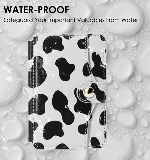 M-Plateau Phone Card Holder, Stick On Leather Phone Wallet with Snap Closure for iPhone 14 Case and Most Smartphones