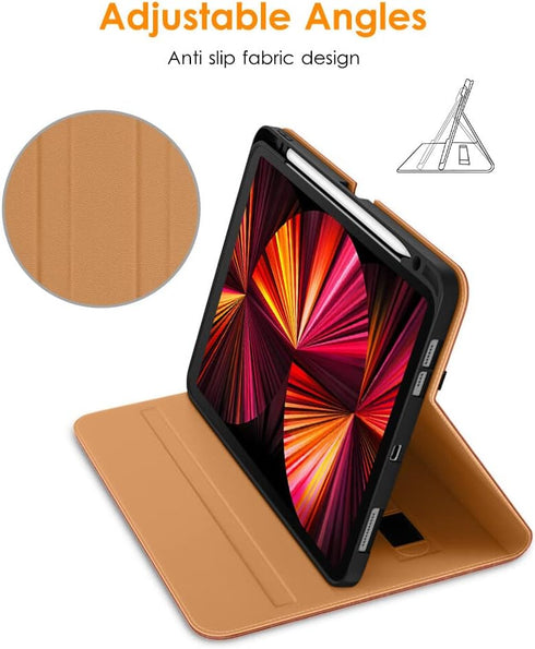 DTTO 11 Inch 4th 3rd 2nd 1st 2022/2021/2020/2018,Premium Case for iPad Pro / / / Generation PU Leather Folio Stand