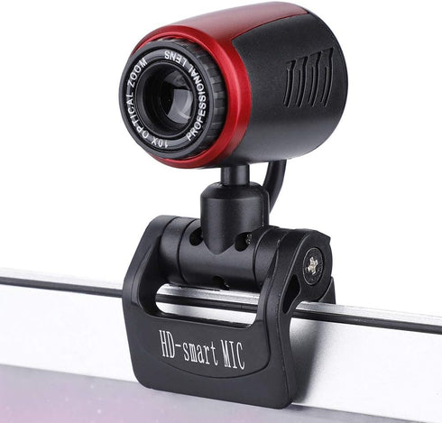 Mugast USB Webcam with Microphone, 16MP Web Camera with Rotation of Horizontal 360